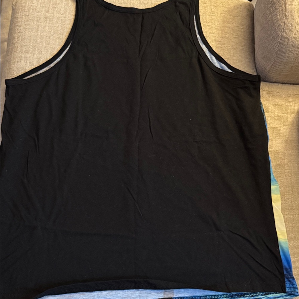 Corona Navy Blue/ White Tank Top Bundle, LG & 2XL,NWOT - Picture 4 of 7